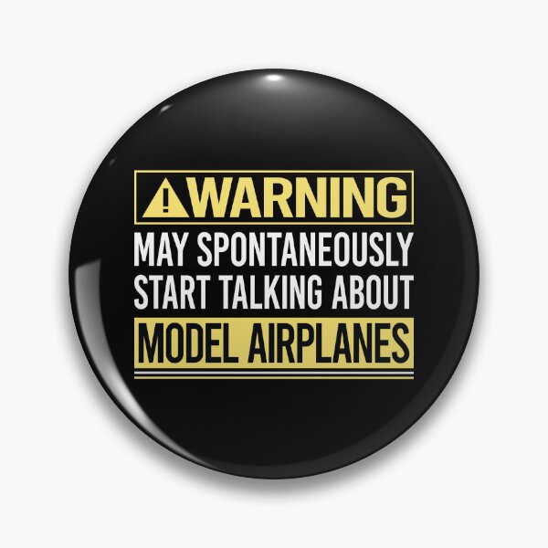Item preview, Warning About Model Airplane Plane Planes Aircraft designed and sold by WrightTrouble.