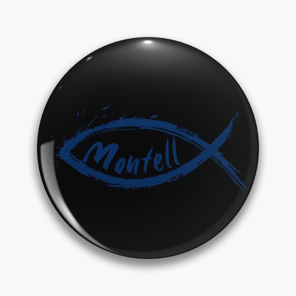 Item preview, Montell Fish - Blue Ichthys designed and sold by LatterDaze.