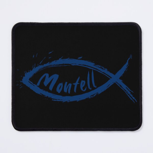 Item preview, Montell Fish - Blue Ichthys designed and sold by LatterDaze.
