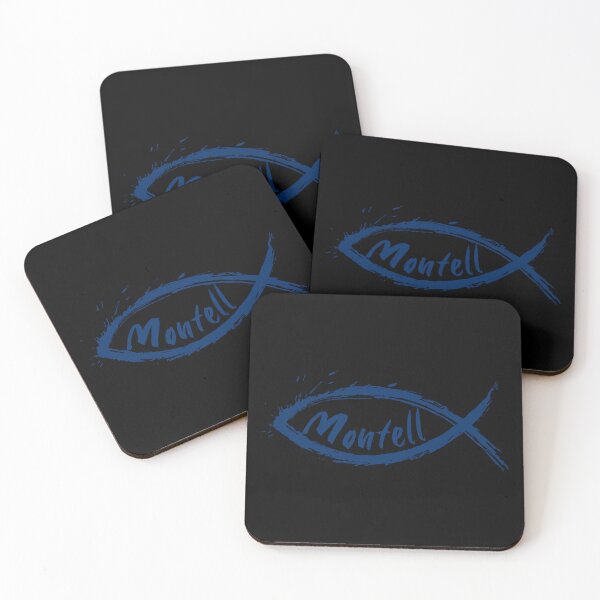 Item preview, Montell Fish - Blue Ichthys designed and sold by LatterDaze.