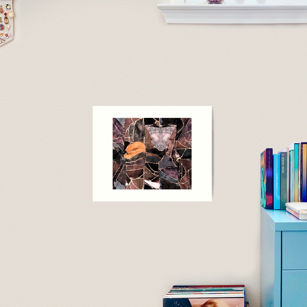 leather patches Art Print