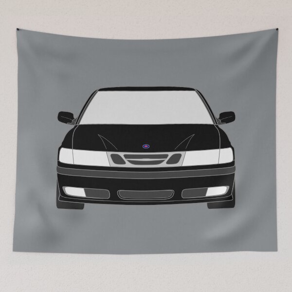Artikelvorschau, Saab 9-3 1998-2003 schwarze Farbe entworfen und verkauft von EdimDesign.