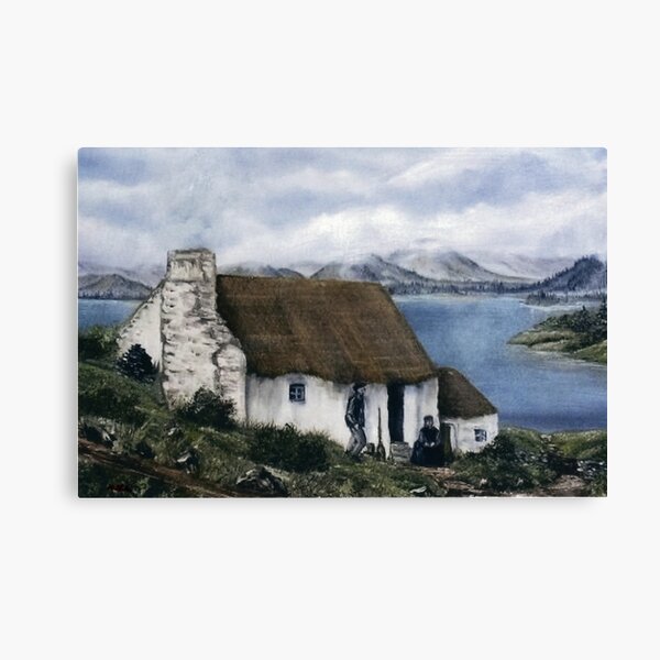 "Irish Cottage" Canvas Print