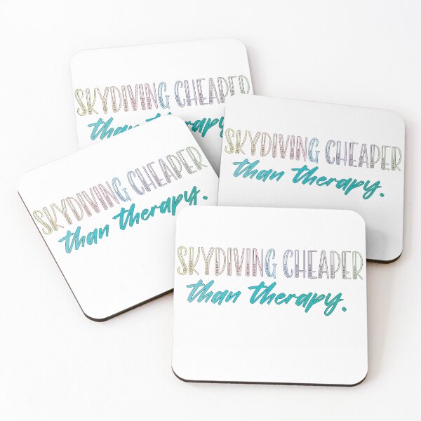 Item preview, skydiving cheaper than therapy designed and sold by retro10.