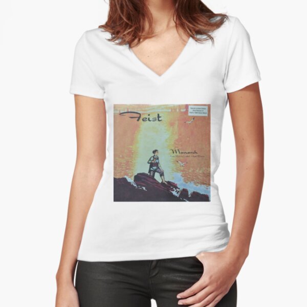 Feist - monarch - LP art fanart Fitted V-Neck T-Shirt