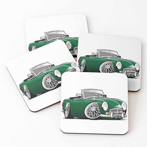 Item preview, MG MGB roadster personalized caricature YOK94J designed and sold by car2oonz.