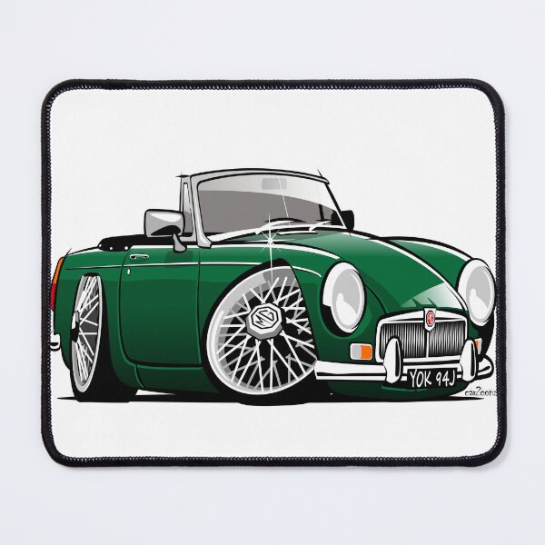 Item preview, MG MGB roadster personalized caricature YOK94J designed and sold by car2oonz.