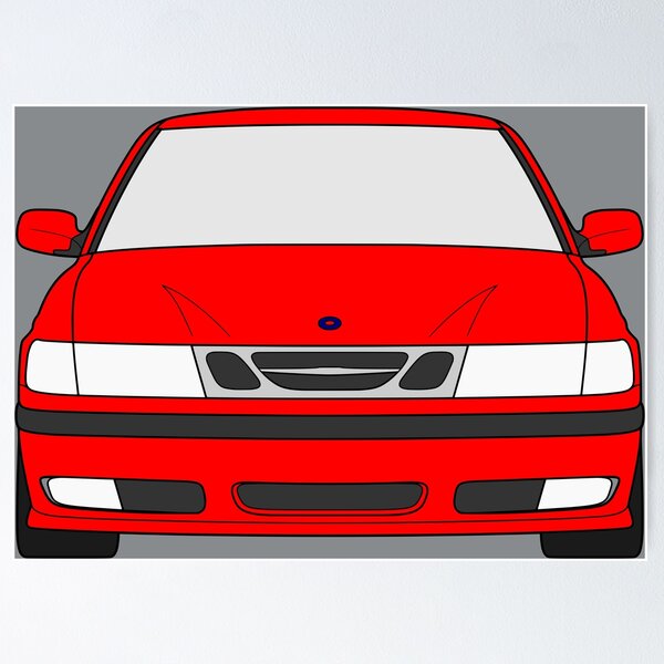 Item preview, Saab 9-3 1998-2003 red color designed and sold by EdimDesign.