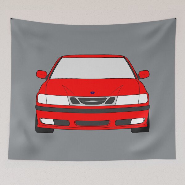 Artikelvorschau, Saab 9-3 1998-2003 rote Farbe entworfen und verkauft von EdimDesign.
