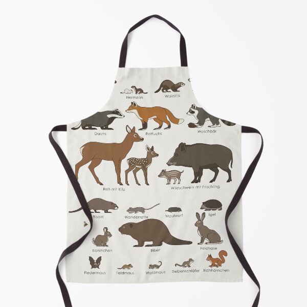 Item preview, Wild animals close to settlements or urban wild animals Infographic / display board (German) designed and sold by Iris Luckhaus.