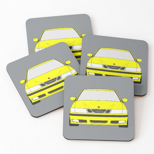 Item preview, Saab 9-3 1998-2003 yellow color designed and sold by EdimDesign.