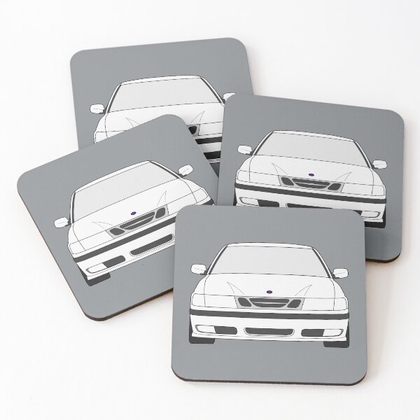 Item preview, Saab 9-3 1998-2003 white color designed and sold by EdimDesign.