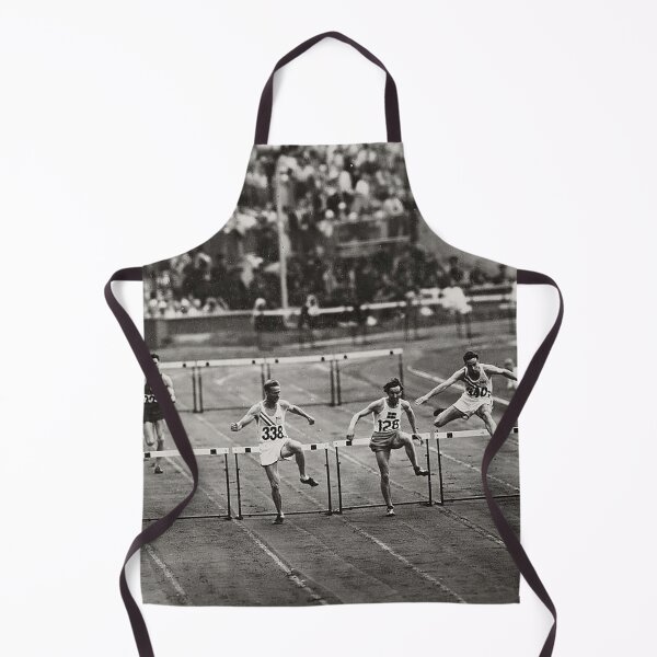 Item preview, Runners Running In Hurdle Race Track designed and sold by Night-parade.