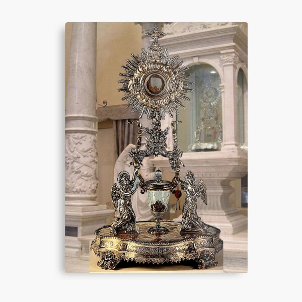 Miracle of the Eucharist of Lanciano Metal Print