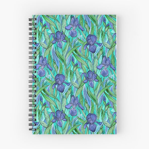 Item preview, Blue Purple Irises with Green designed and sold by micklyn.