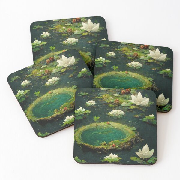 Item preview, Lilypad Pond designed and sold by AIArtWorkshop.
