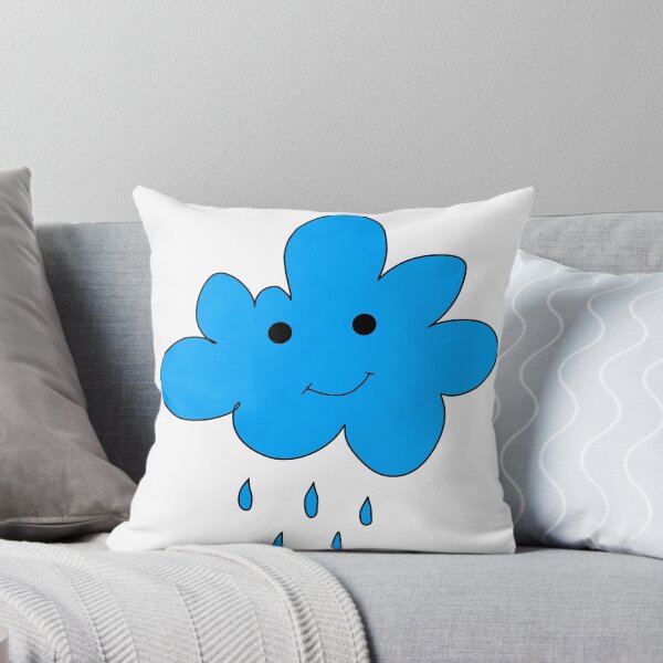 Item preview, Feliz lloviendo nube azul designed and sold by Infinitysplash.