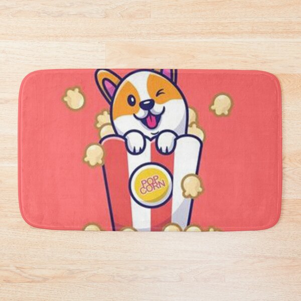 Item preview, Cute Corgi Dog With Popcorn Cartoon designed and sold by rossagrantt.