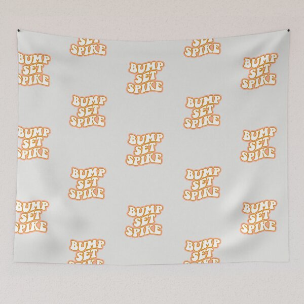 Item preview, Volleyball Retro Bump set Spike quote designed and sold by FreckledBliss.