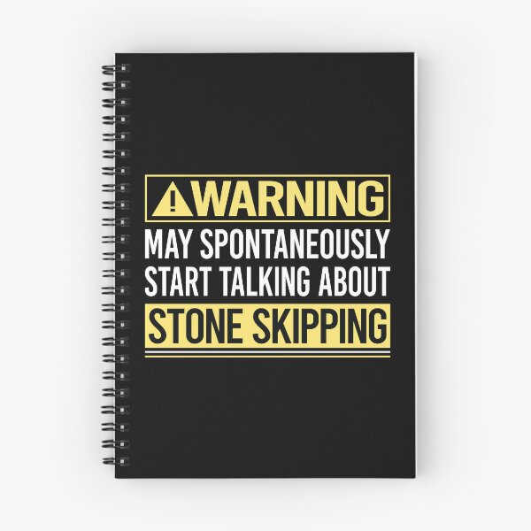 Item preview, Warning About Stone Skipping Stones Rock Rocks Skimming designed and sold by WrightTrouble.