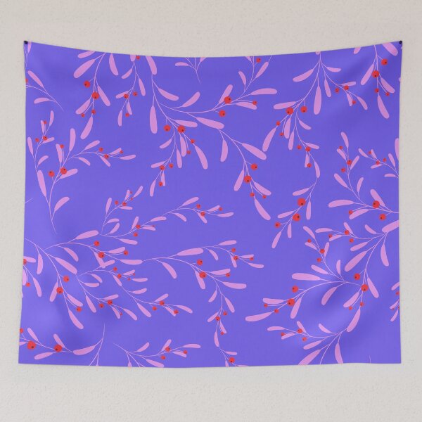 Item preview, Winter Floral Patterns Purple designed and sold by Hic21.