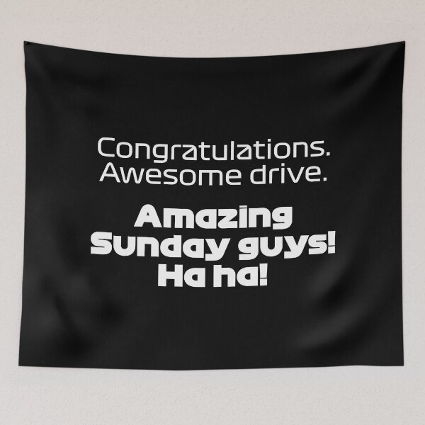 Item preview, VER. Amazing Sunday Guys - Best Team Radio Belgium GP 2022 (White) designed and sold by FilipeFerreira.