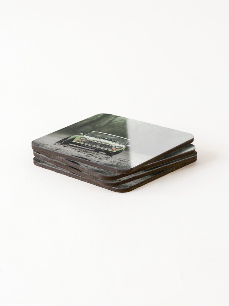 Thumbnail 4 of 5, Coasters (Set of 4), Classic Mini Rallye designed and sold by Expedition-AI.