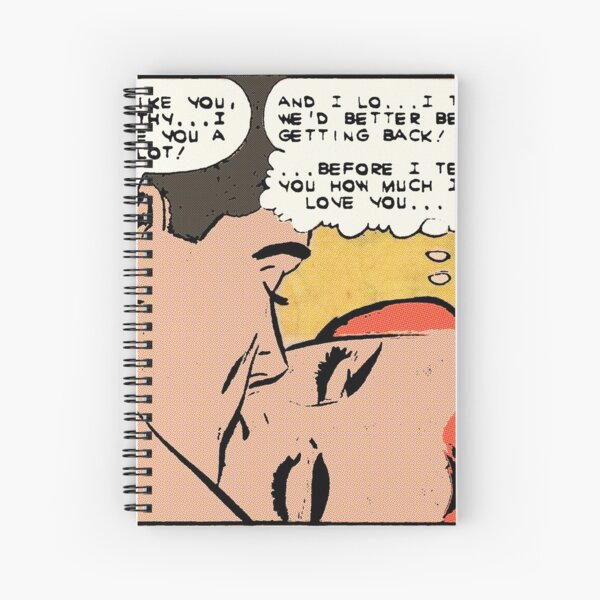 Item preview, Comic couple | Kiss | Retro | Vintage | Lichtenstein Inspired designed and sold by spinolator.