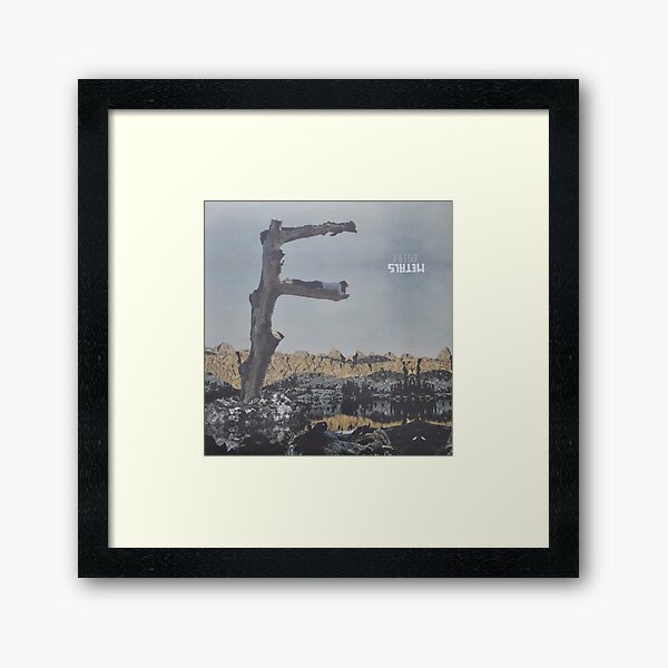 Feist - metals vinyl LP sleeve art - fanart Framed Art Print