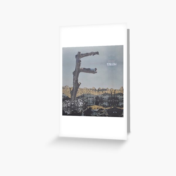 Feist - metals vinyl LP sleeve art - fanart Greeting Card