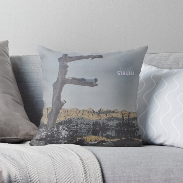 Feist - metals vinyl LP sleeve art - fanart Throw Pillow