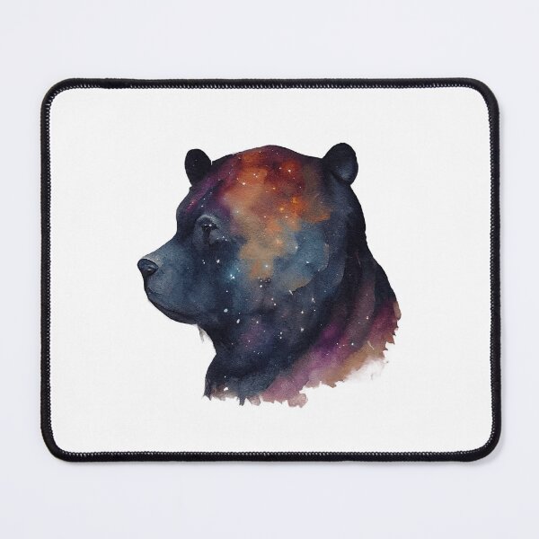 Item preview, Galaxy Bear Watercolor designed and sold by CreationsPrints.