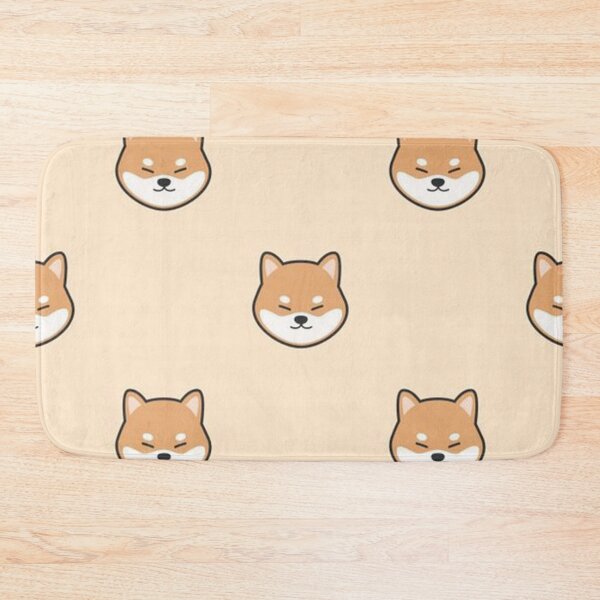 Item preview, Cute dog shiba inu cartoon doodle seamless pattern animal designed and sold by rossagrantt.