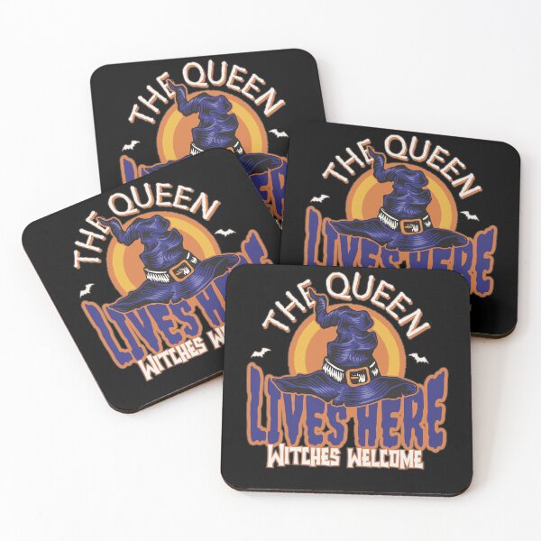 Item preview, Creepy Queen Witch Lives Here Witches Welcome Halloween Design designed and sold by Countrysmart.