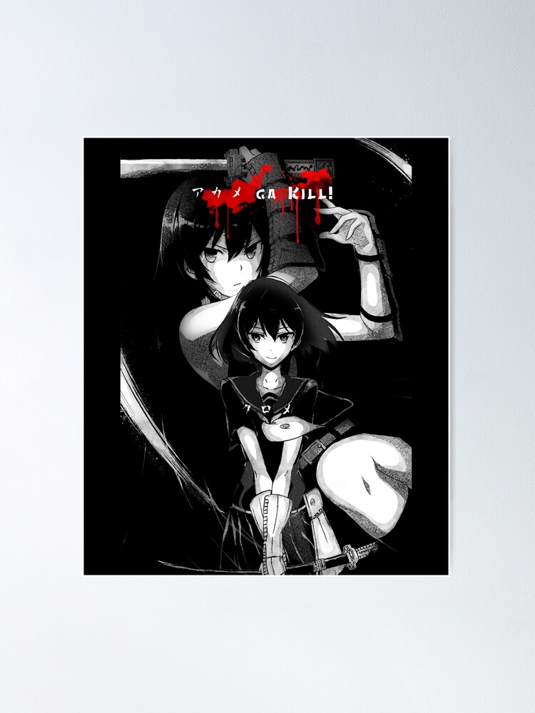 Men Women Akame Ga Kill Anime Gifts For Music Fans Poster for