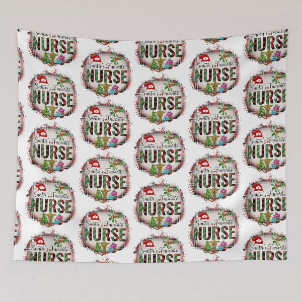 Item preview,  Santa's Favorite Nurse - Christmas Nurse Gift Ideas designed and sold by younghopes.