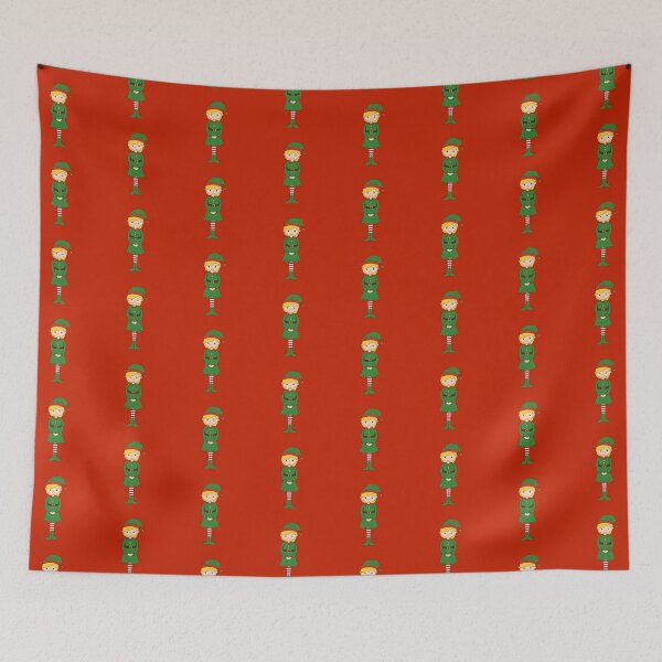 Item preview, Green Christmas Elf Girl Digital Art | Christmas Special | Melanie Jensen Illustrations designed and sold by Melanie Jensen.