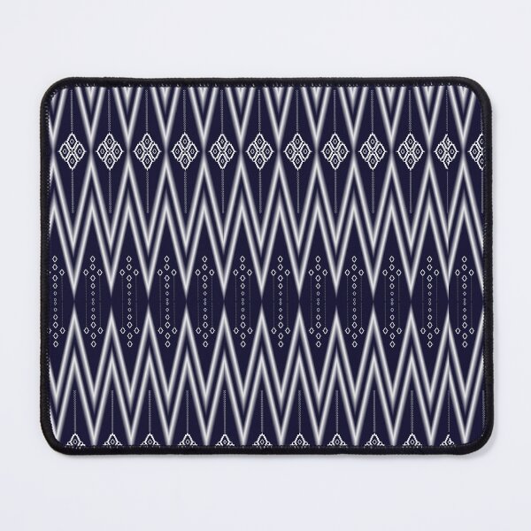 Item preview, Blue geometric ethnic pattern designed and sold by Sasikharn.