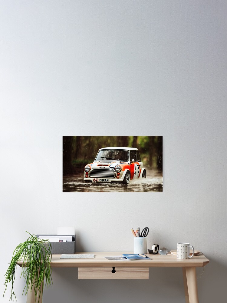 Thumbnail 2 of 3, Poster, Classic Mini Rallye designed and sold by Expedition-AI.