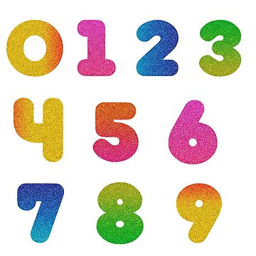 Artwork thumbnail, Numbers Stickers by Yahzhani