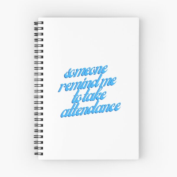Item preview, Someone remind me to take attendance. designed and sold by GamersLands.