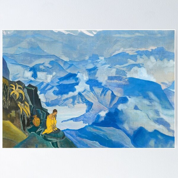 Item preview, Nicholas Roerich - Drops of Life, (1924) artwork by Nicholas Roerich designed and sold by Olivia-One.