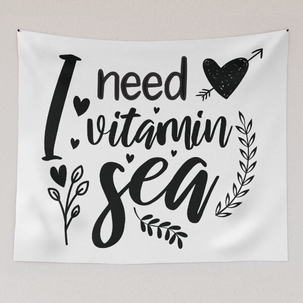 Item preview, I Need Vitamin Sea designed and sold by BlueZenStudio.