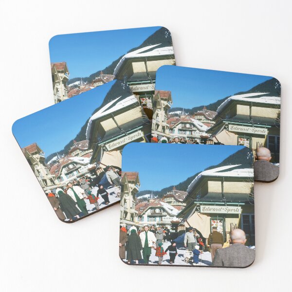 Item preview, 1950s - Wengen Alpine Village, Bernese Oberland, Swiss Alps, Switzerland, Europe designed and sold by thatwaslife.