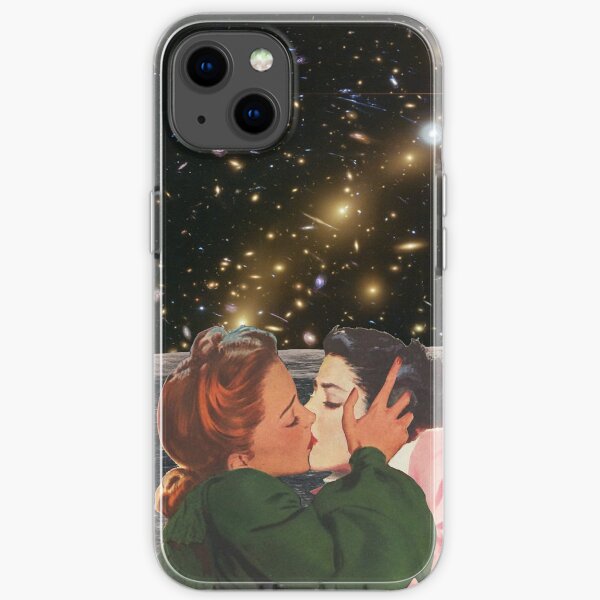 kiss me under the stars iPhone Soft Case