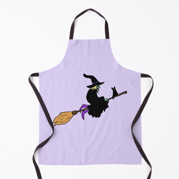 Item preview, Witch and black cat designed and sold by Mermaidssparkle.
