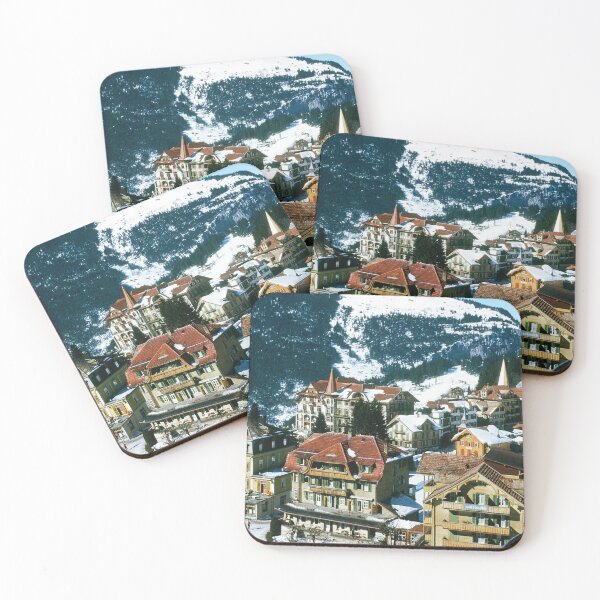 Item preview, 1950s - Wengen Alpine Village, Bernese Oberland, Swiss Alps, Switzerland, Europe designed and sold by thatwaslife.
