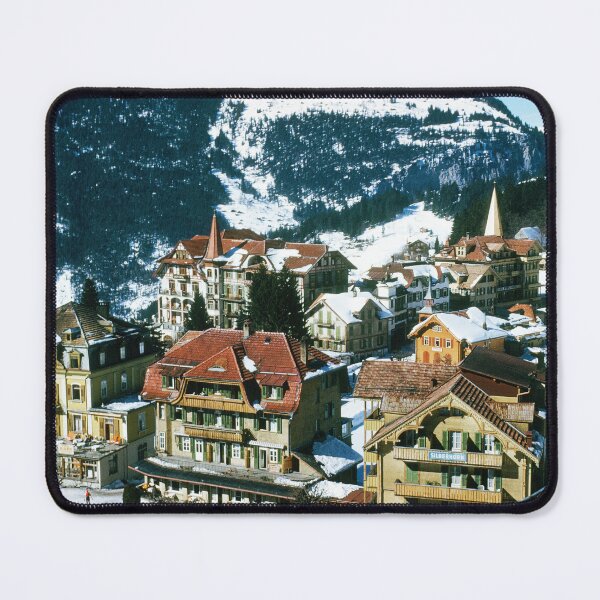Item preview, 1950s - Wengen Alpine Village, Bernese Oberland, Swiss Alps, Switzerland, Europe designed and sold by thatwaslife.