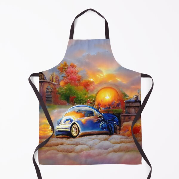 Item preview, Blue Car In Fiery Sunset designed and sold by Andy Miles.