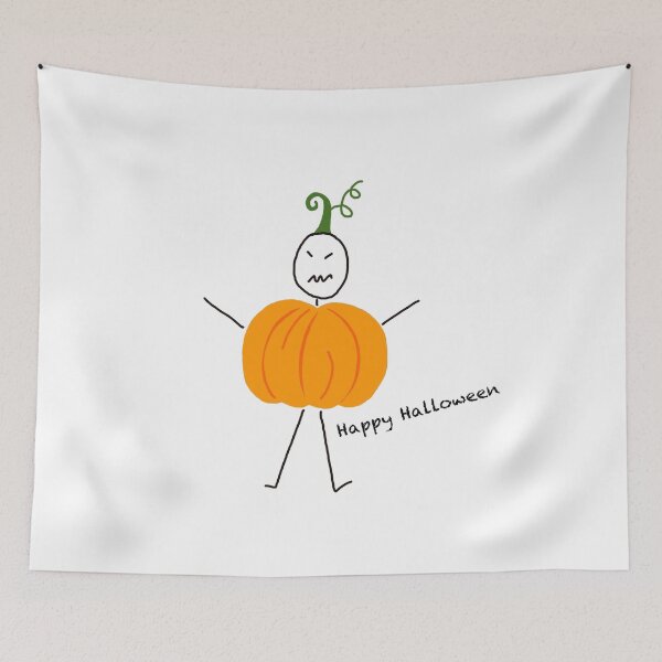 Item preview, Pumpkin stickperson designed and sold by Brownies22.